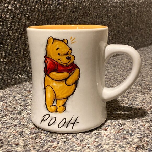 Winnie The Pooh Disney Store Exclusive Sketch Style Large 16oz Coffee Mug - Picture 6 of 6